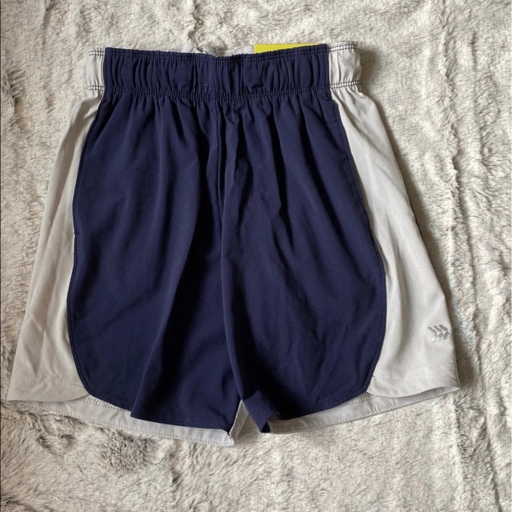 All In Motion Boys Athletic Shorts XS 4/5 Navy